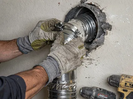 Dryer Vent Hose Installation in Upper Arlington