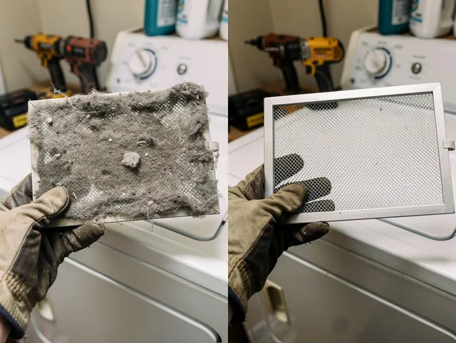 Professional lint trap cleaning by Upper Arlington Dryer Vent Cleaning in Upper Arlington