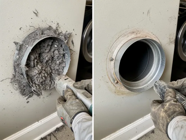 Professional clogged vent cleaning by Upper Arlington Dryer Vent Cleaning in Upper Arlington
