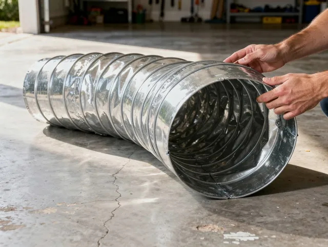Upper Arlington Dryer Vent Cleaning specialist using advanced equipment for thorough duct cleaning in Upper Arlington