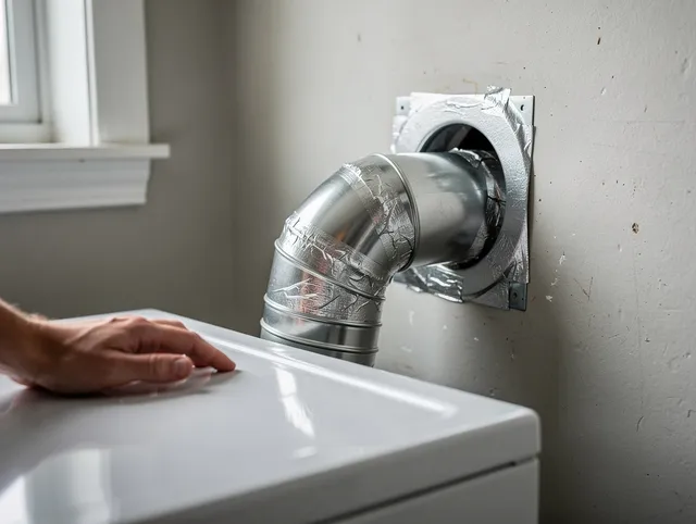 Upper Arlington Dryer Vent Cleaning expert performing professional dryer vent repair and installation in Upper Arlington